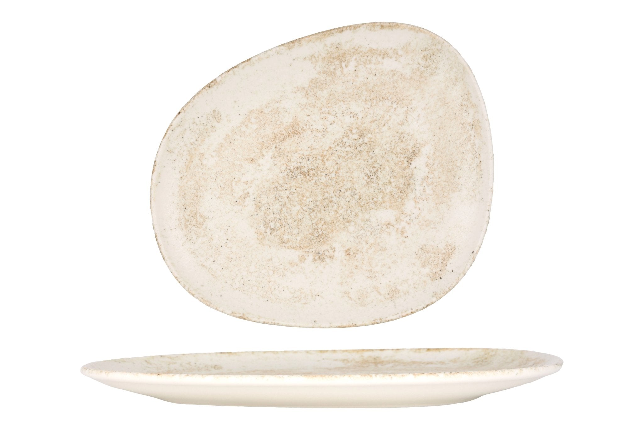 Bonna Dinerbord - Nacrous - Porselein - 33 cm - set van 6