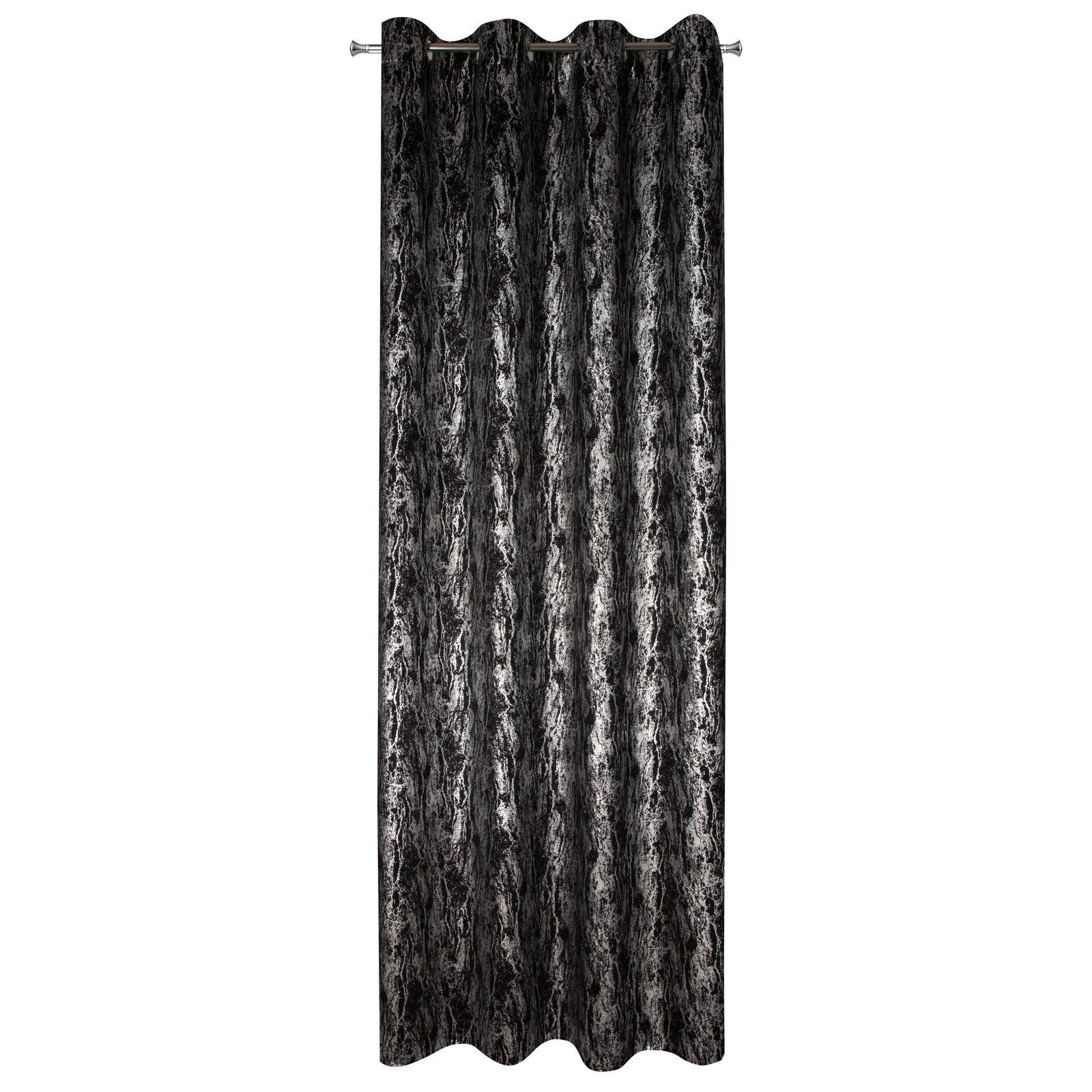 Zasłona zaciemniająca na przelotkach ELISE 140X250 czarna