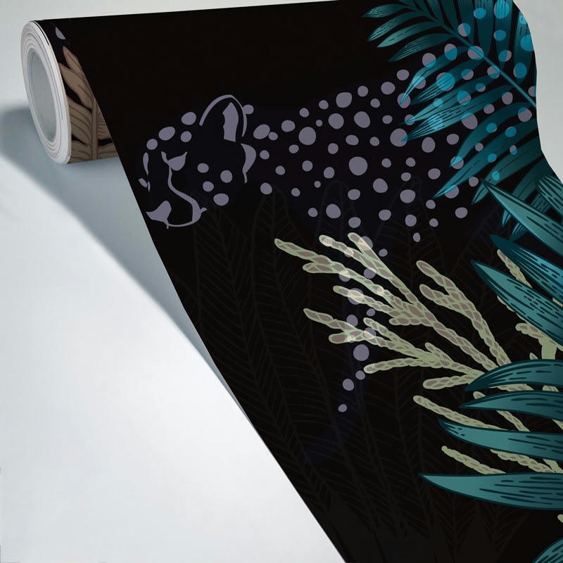 STRONG JUNGLE - Papier Peint Panoramique L432xH270cm Multicolore Jungle