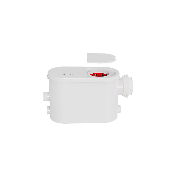 Broyeur pour WC suspendu silencieux 550 watts, Broyeur sanitaire à encastrer BSF-550-N2-SUSP pour salle de bain, Trappe de mainten