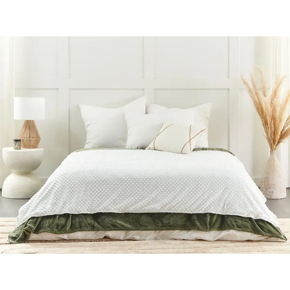 CALLISTO - Verzwaringsdeken hoes - Wit - 135 x 200 cm - Polyester