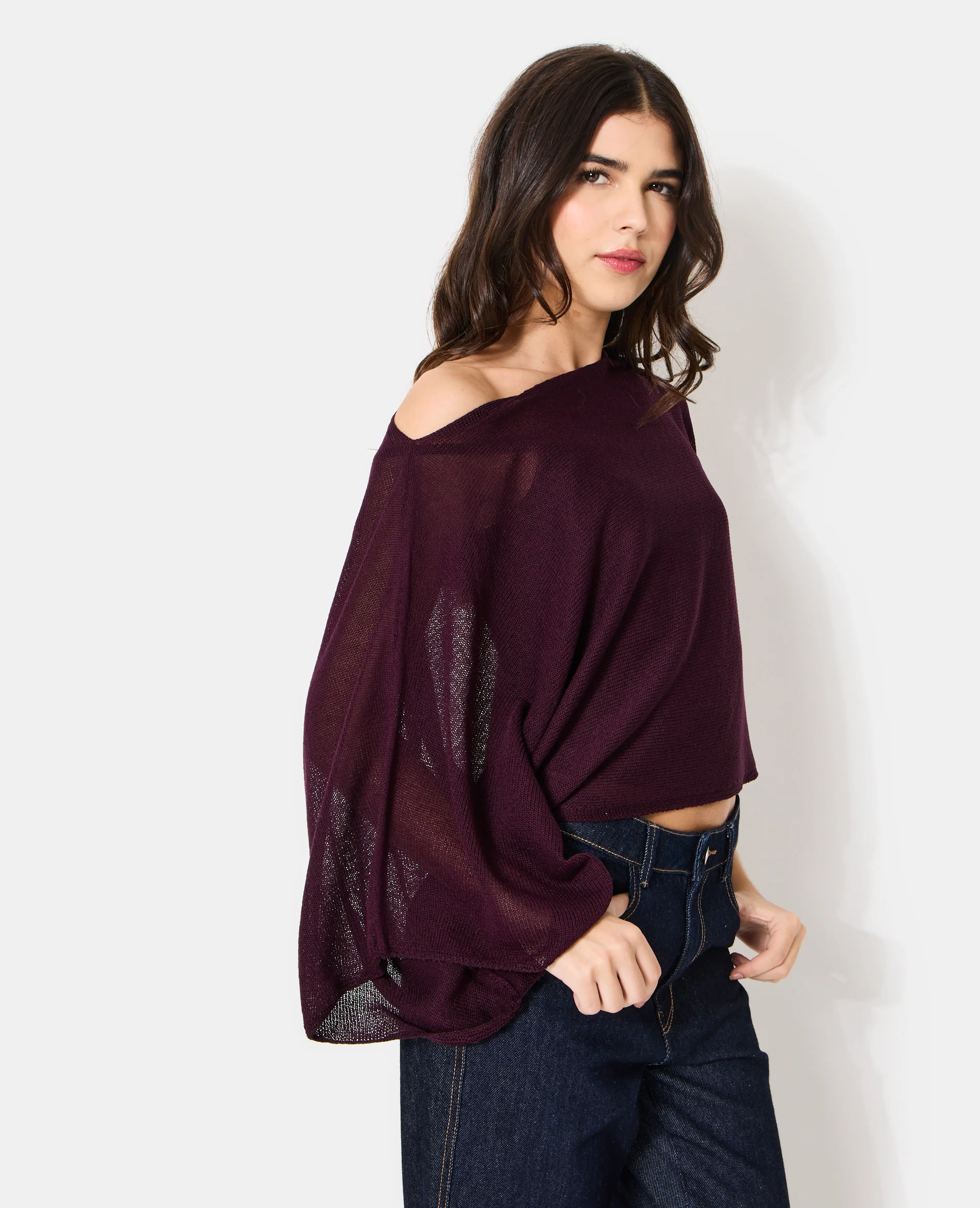 Pull effet cape