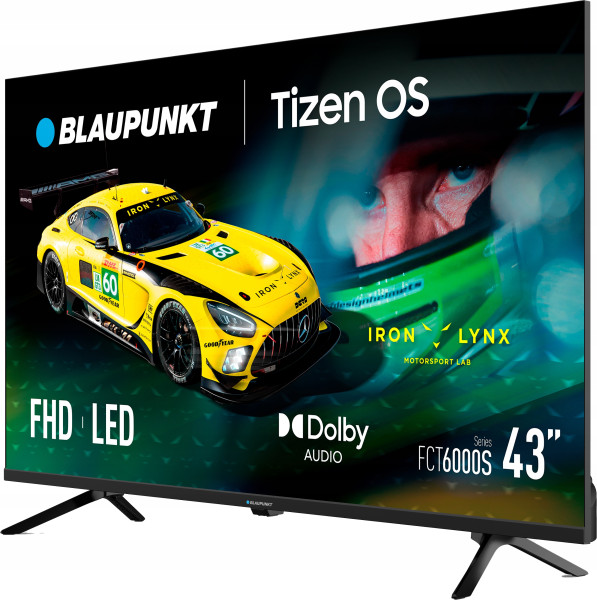 Blaupunkt 43FCT6000S Smart TV Tizen OS 8.0 Full HD Wi-Fi Dolby Digital Plus