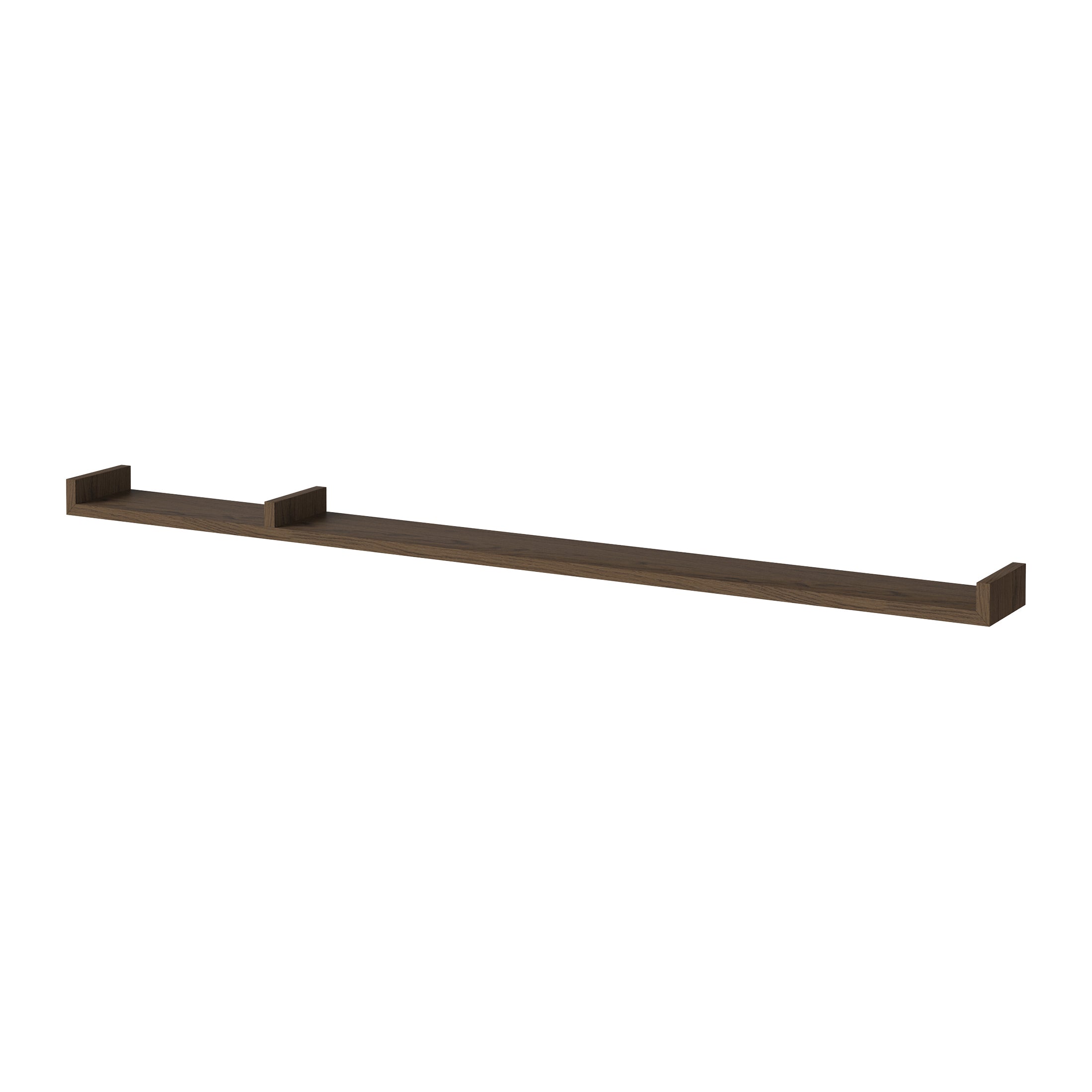 Bolia Display Wandplank B 157 cm - Asymmetrisch Links - Donker Eiken