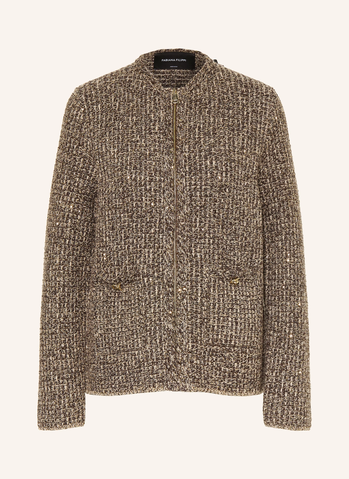 FABIANA FILIPPI Strickjacke mit Pailletten