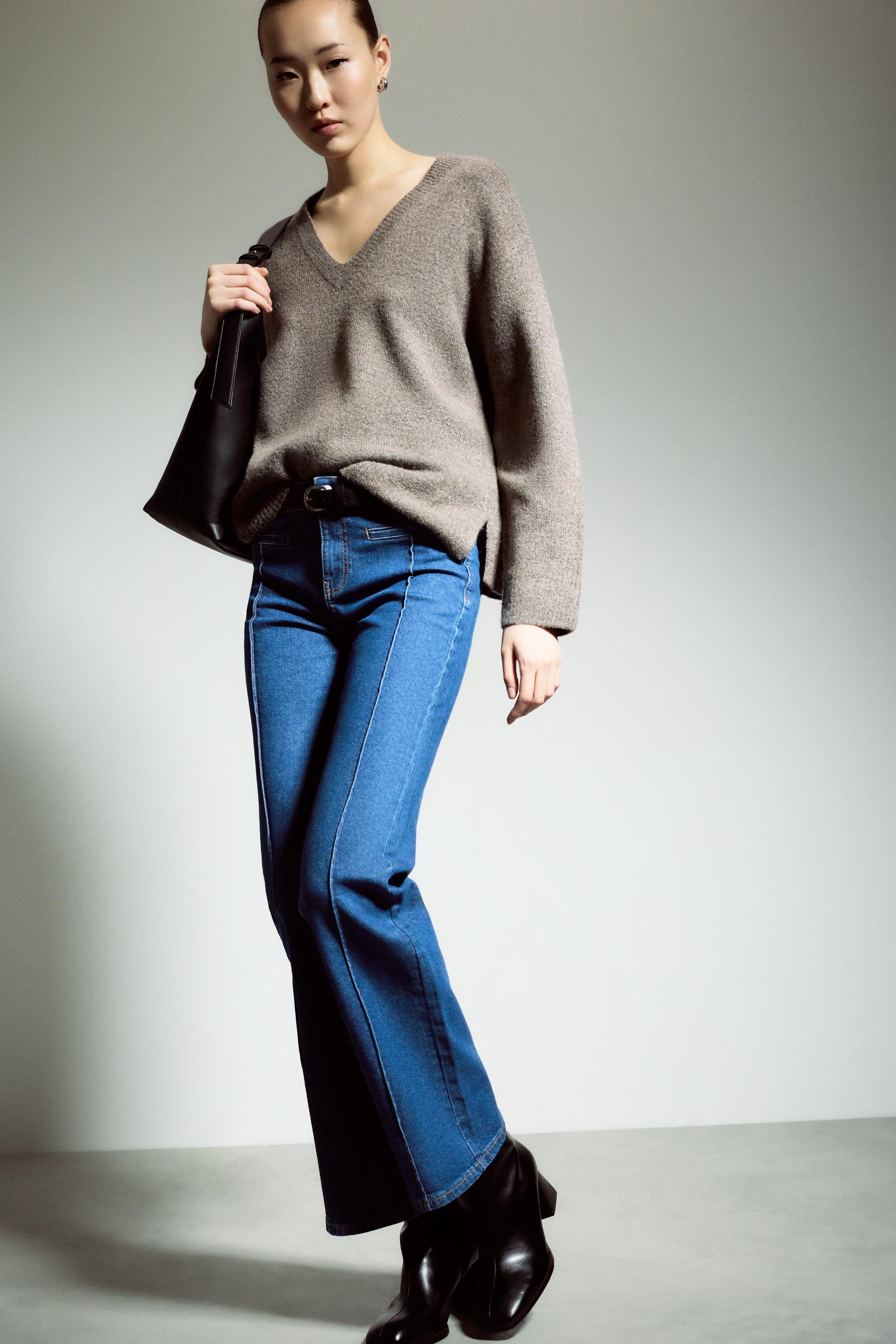 Jeans bootcut nervio