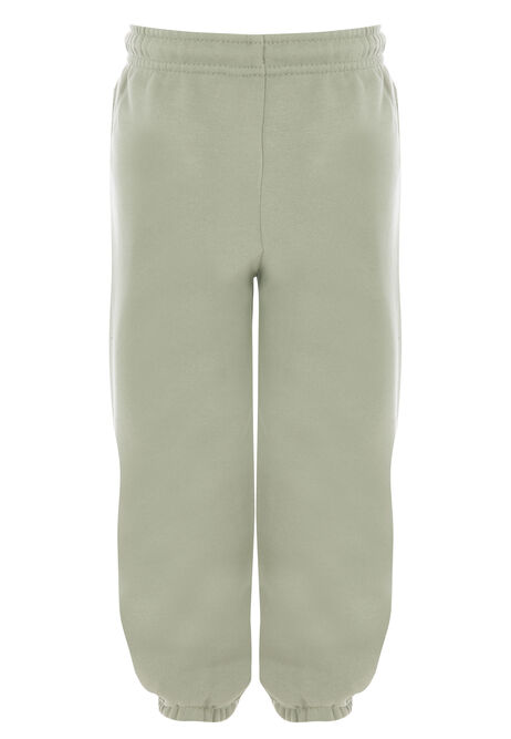 Younger Boys Light Green Cotton Rich Joggers