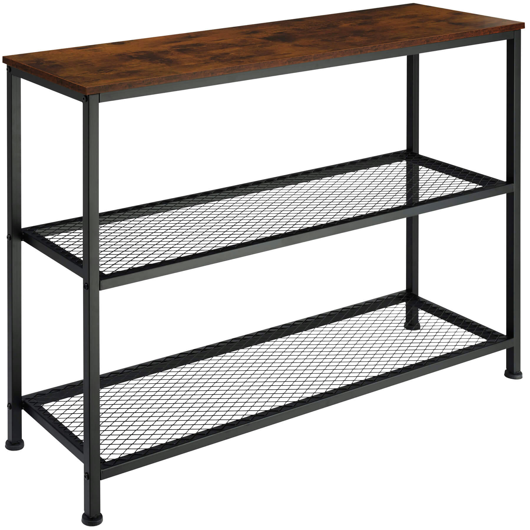 - Console Style industriel Bois foncé industriel, rustique