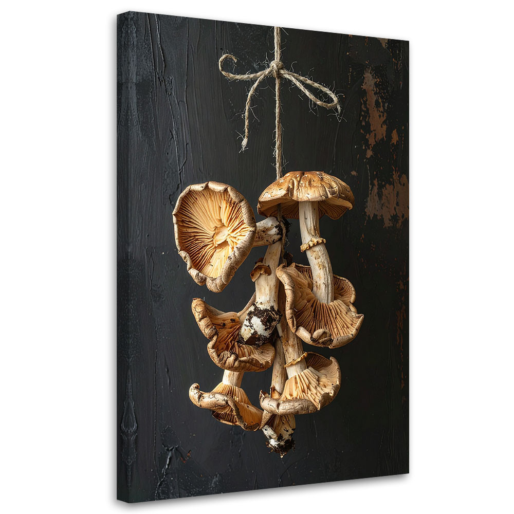 Obraz do kuchni restauracji baru jadalni, Suszone grzyby 20x30