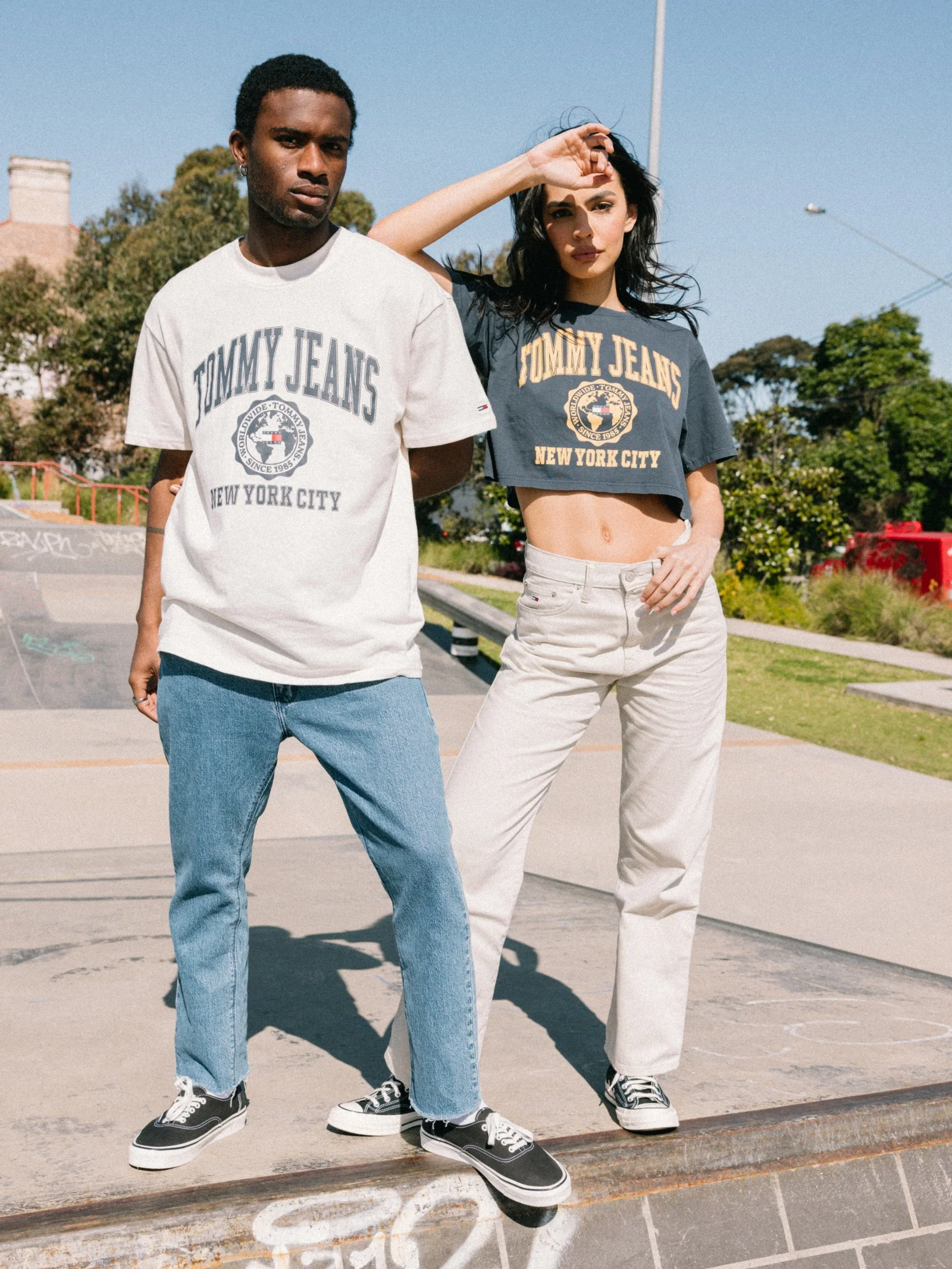 Super Crop College Logo Short Sleeve T-Shirt