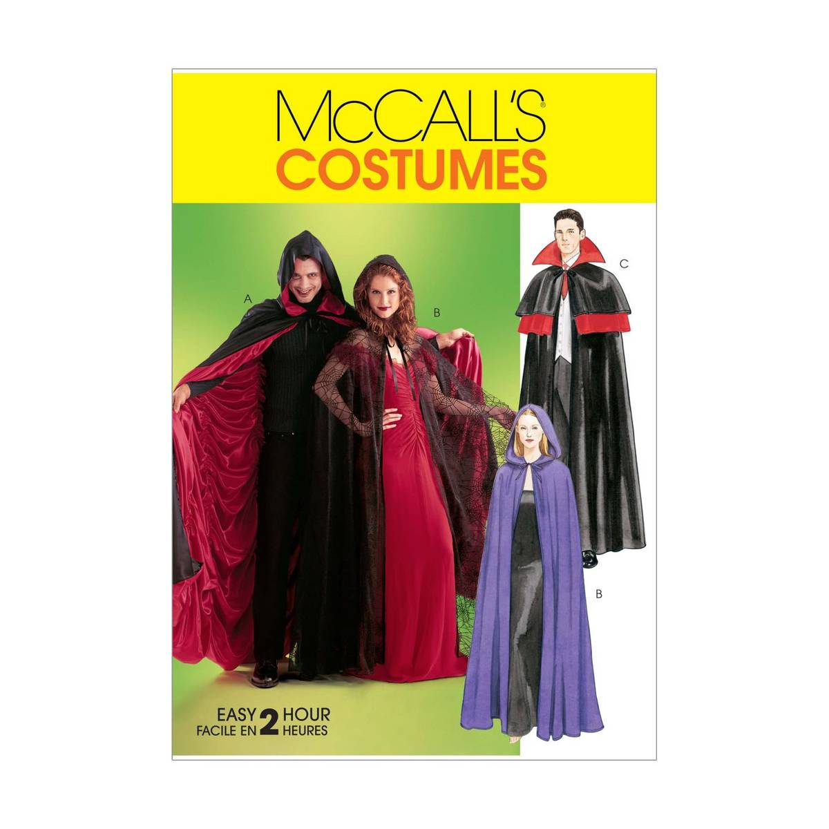 McCall’s Unisex Cape Costume Sewing Pattern M4139