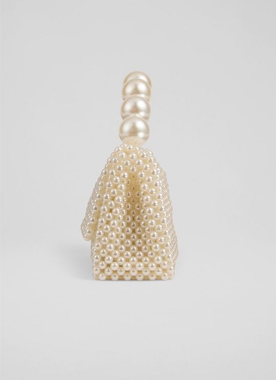 Elara White Acrylic Grab Bag