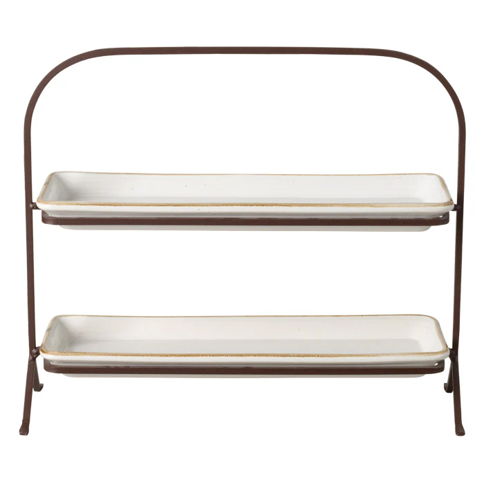Tiered Stand with Two Trays Sardegna, Casafina by COSTA NOVA