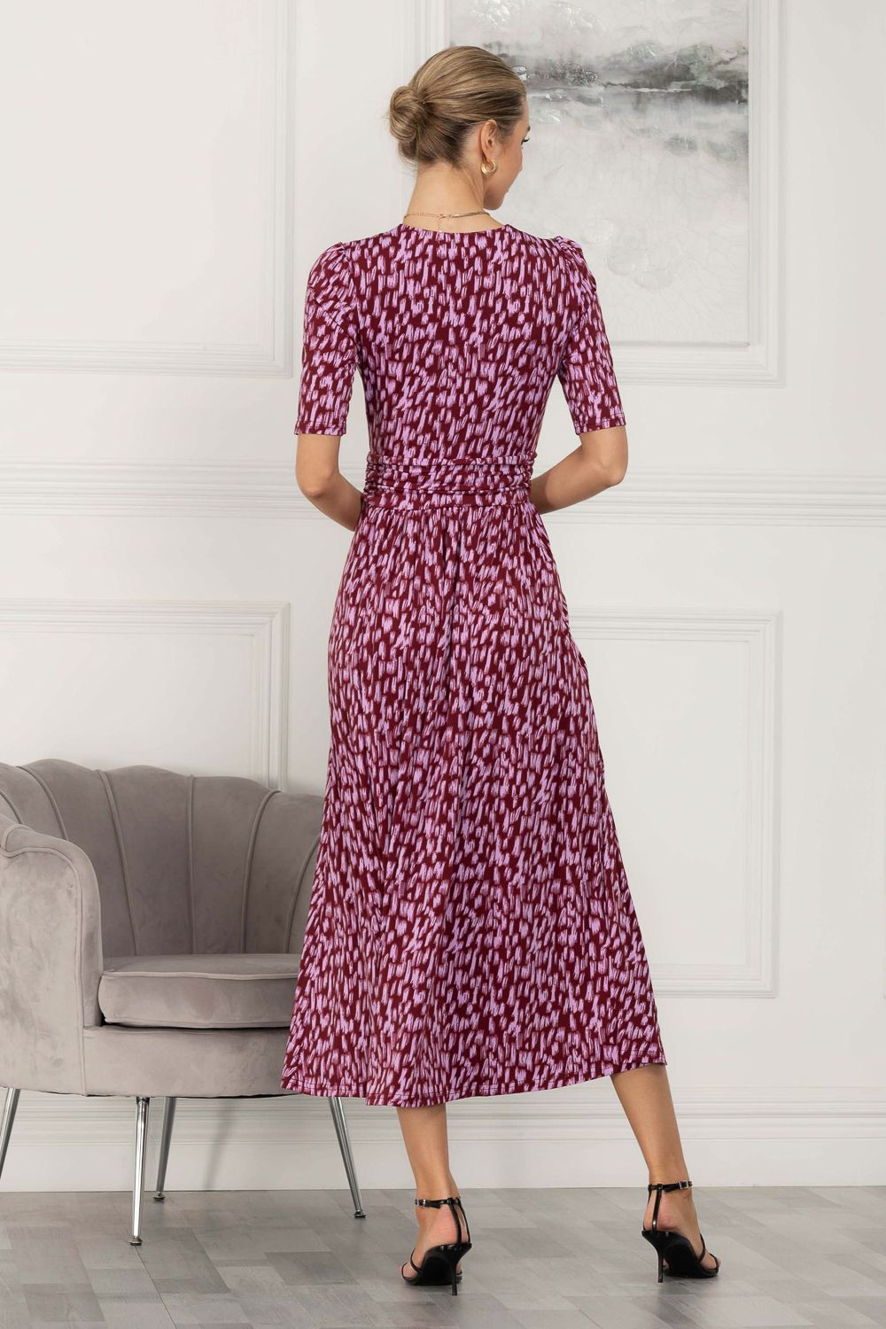 Jolie Moi Razilee Print Jersey Maxi Dress
