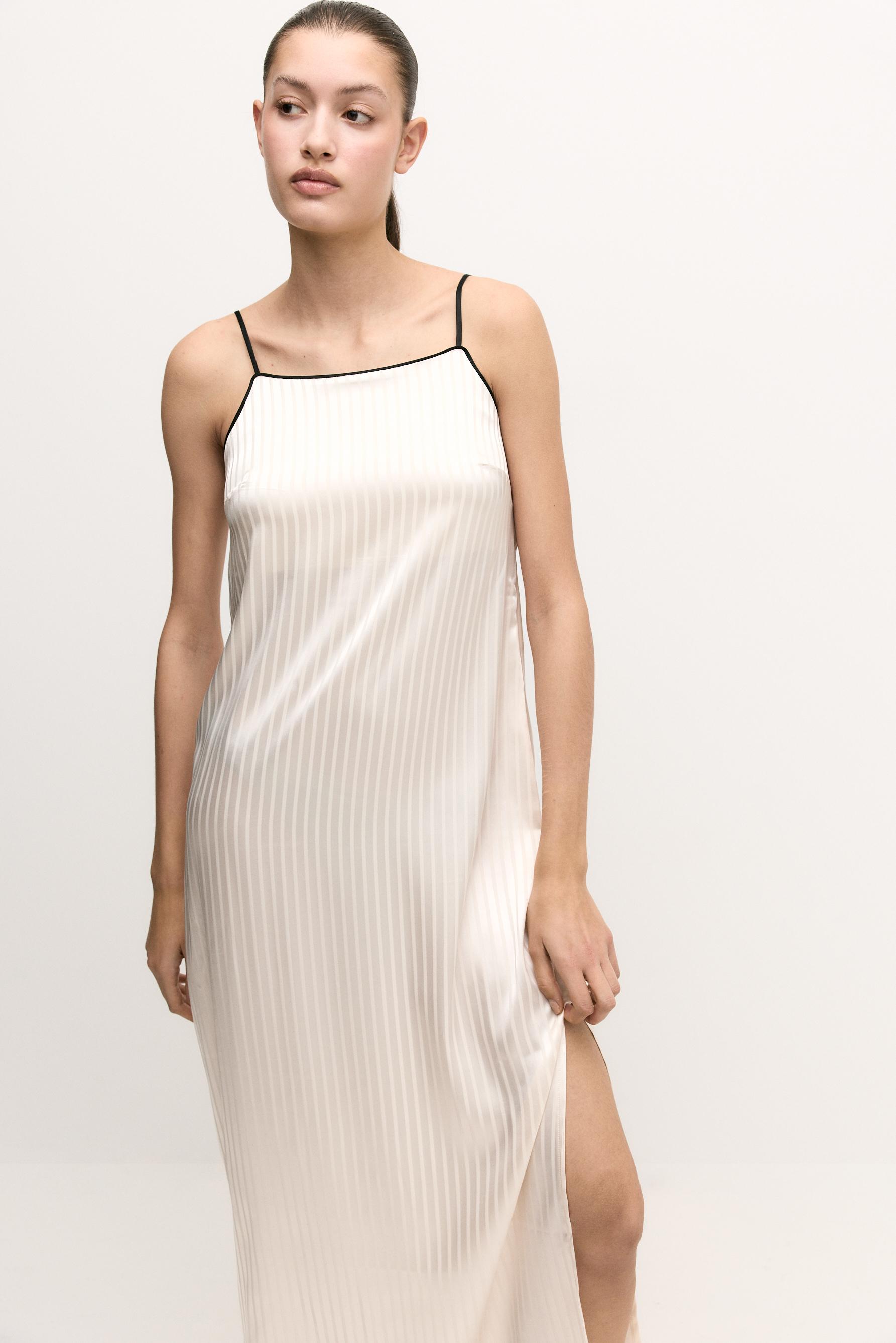 Camisón largo satinado