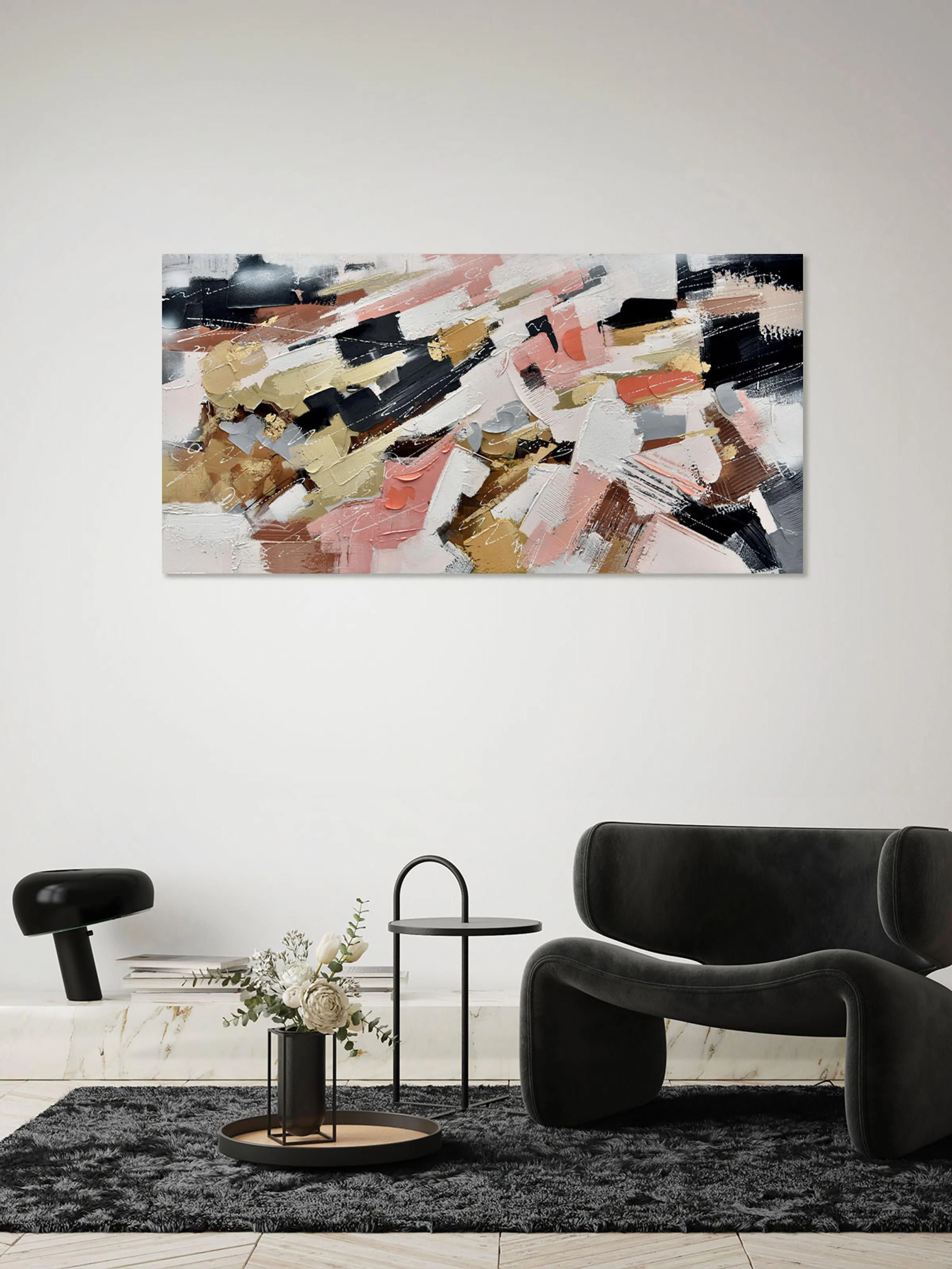 Handgemaltes Leinwandbild Pensieri e Colori