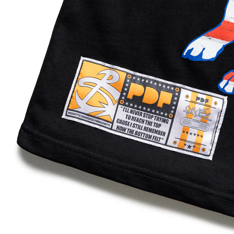 PDF Channel The New Skinny Barti Cagnaccio Tee - Black