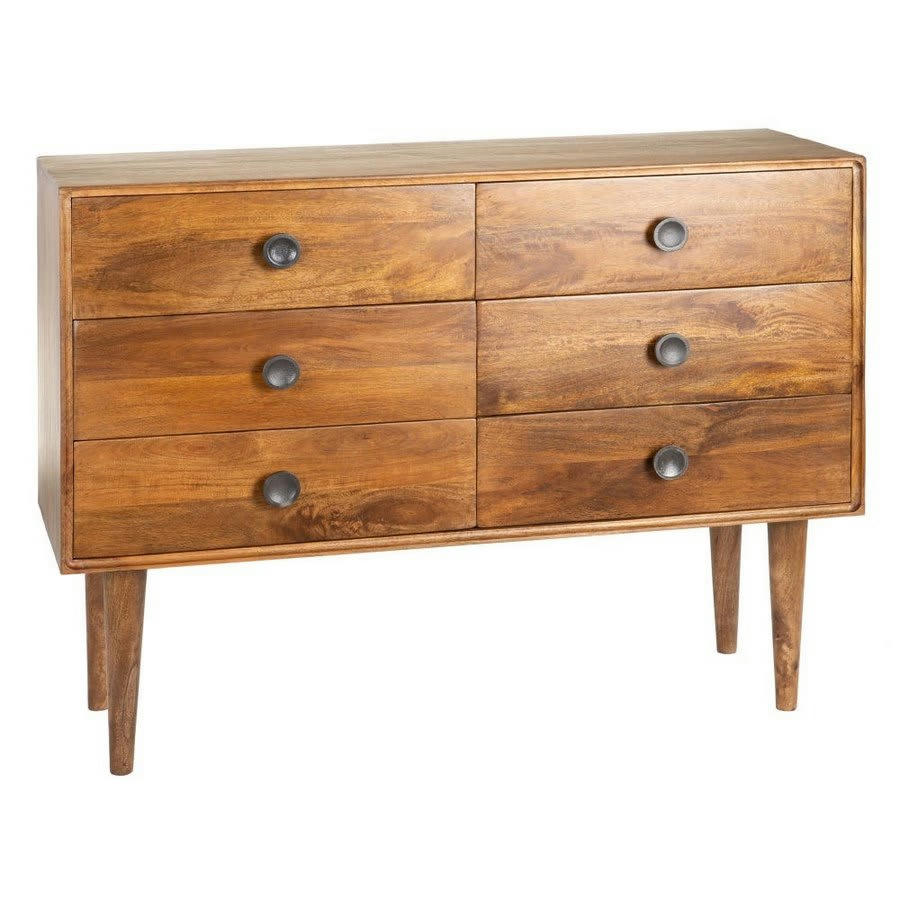 - Commode en bois de manguier 114x40x85 cm