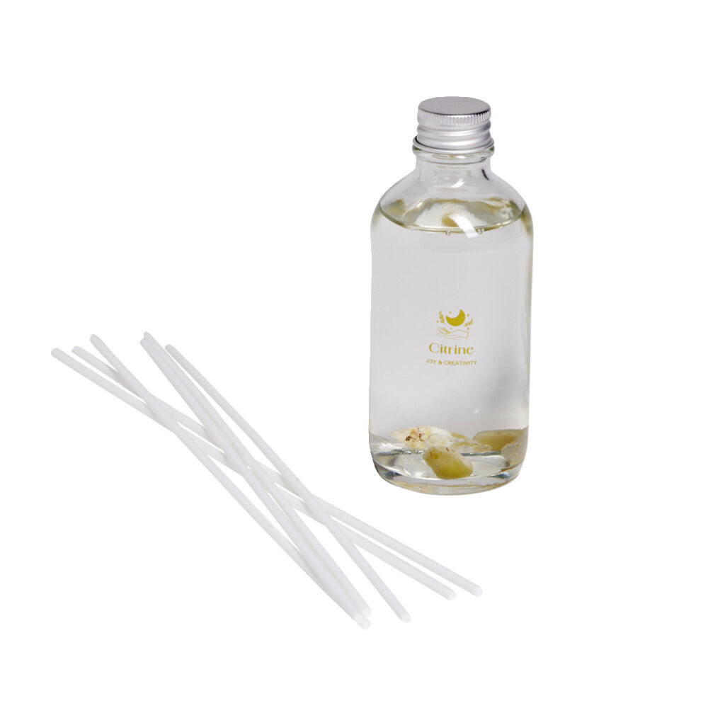 Diffuseur senteur avec pierres semi précieuses et 6 bâtonnets - 4 modèles