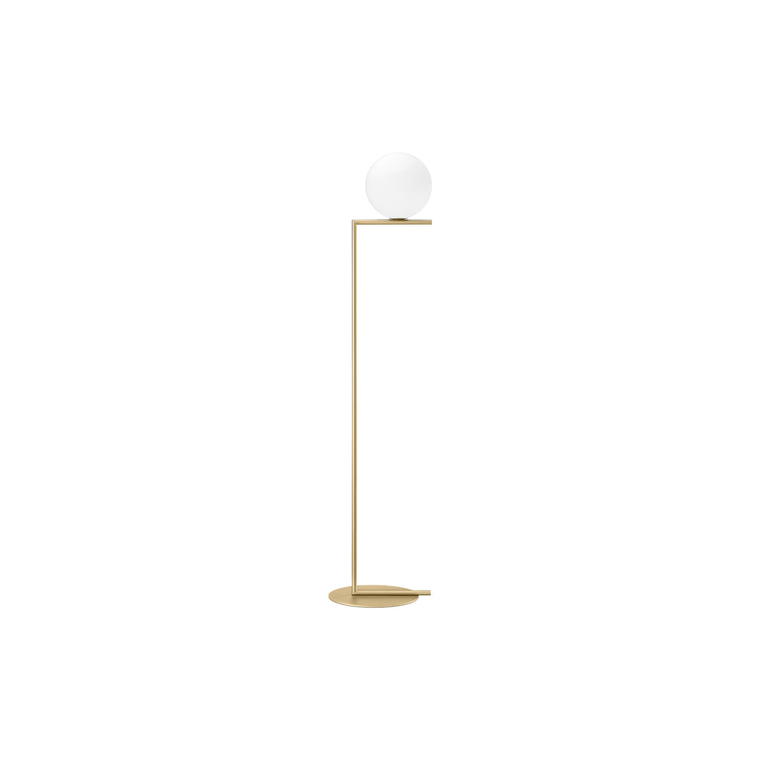 Flos IC F1 gulvlampe, messing