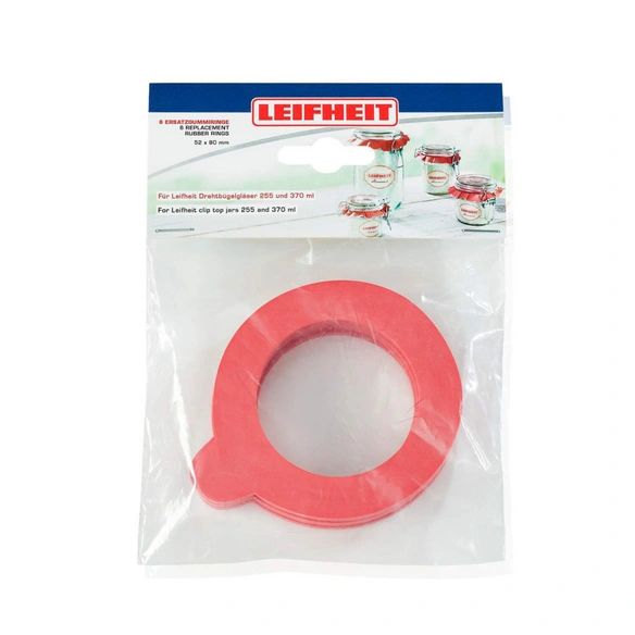 Ersatz-Gummiringe, rot, Gummi