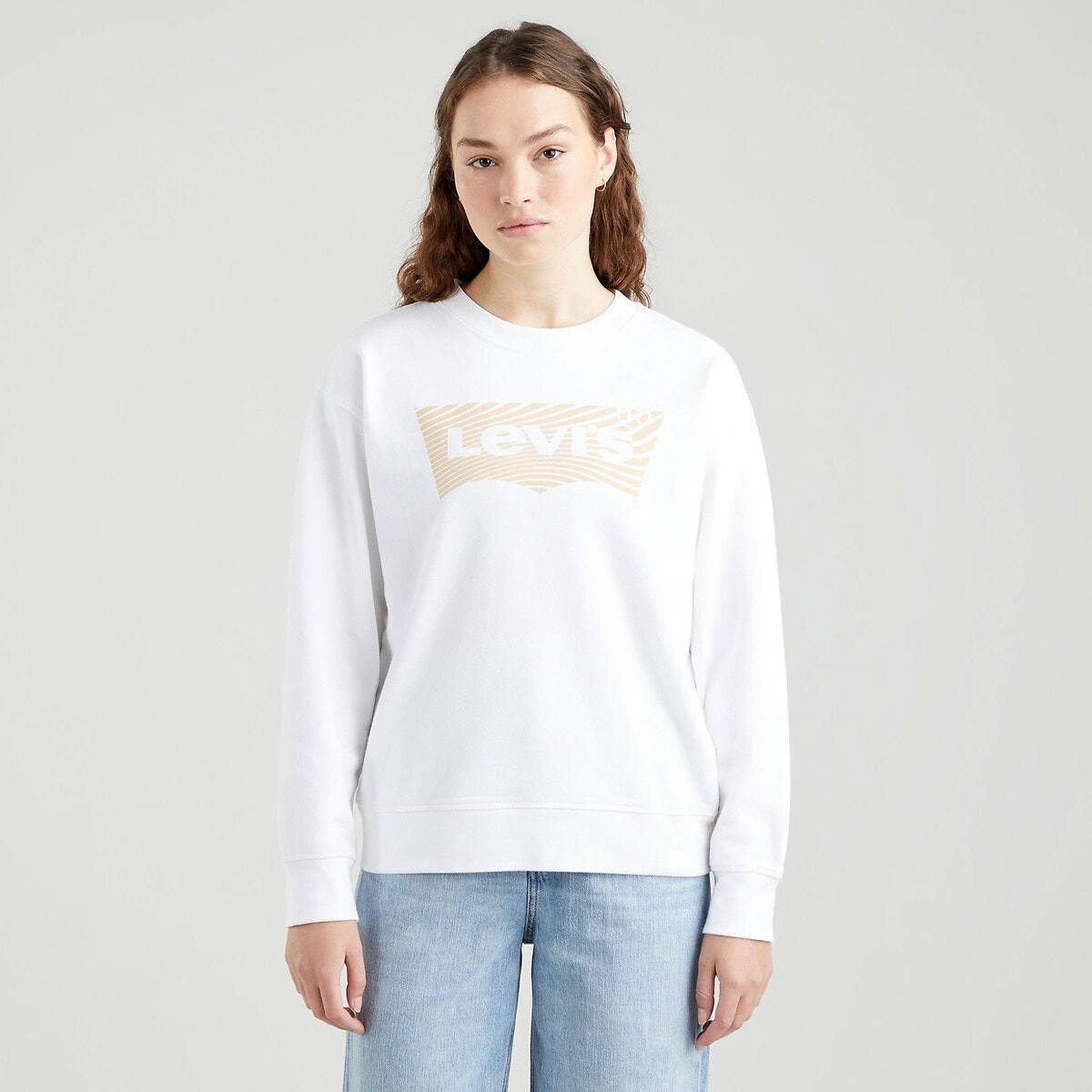 Sweat col rond, logo devant
