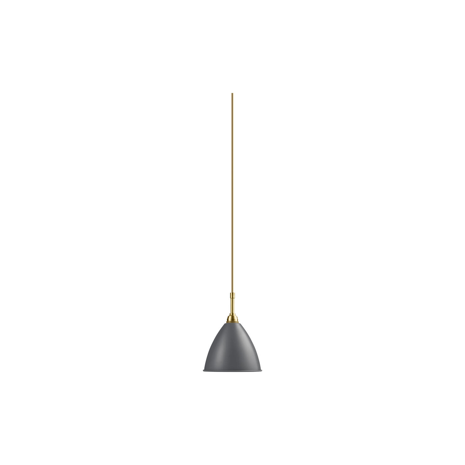 Bestlite BL9 Pendant, grey semi matt/brass