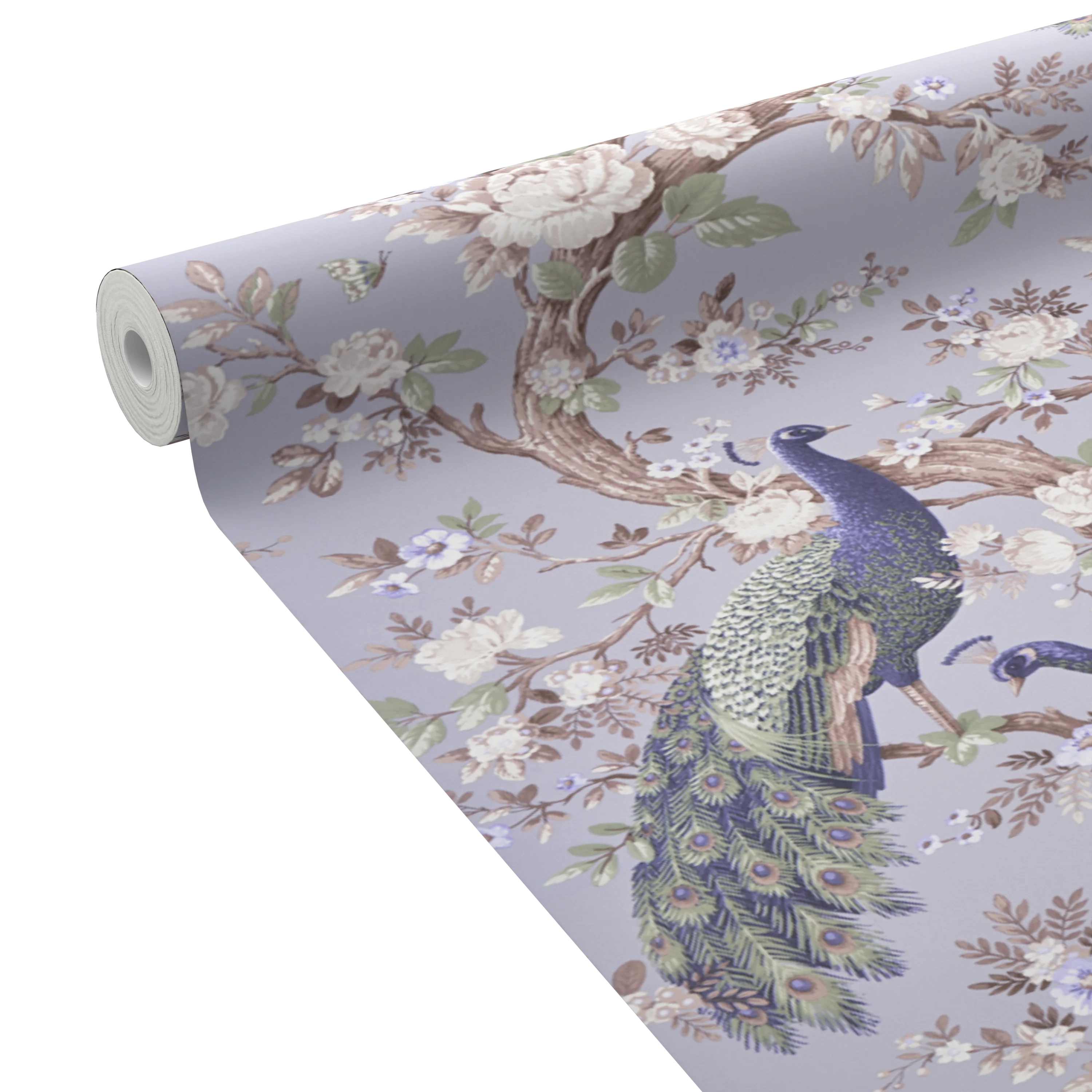 LAURA ASHLEY Papier peint intissé BELVEDERE coloris lavande