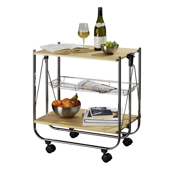 Servierwagen »Deluxe«, Holzwerkstoff, beige
