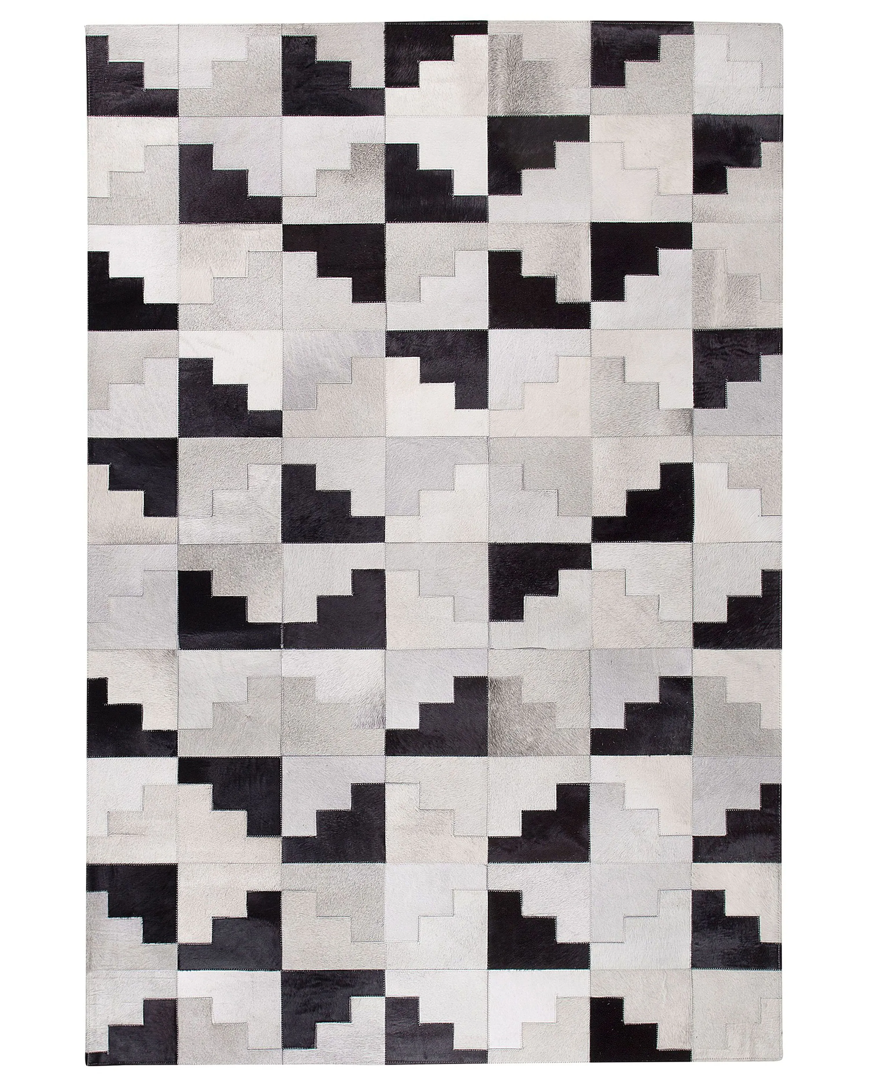 Rug EFIRLI Grey 140 x 200 cm Leather