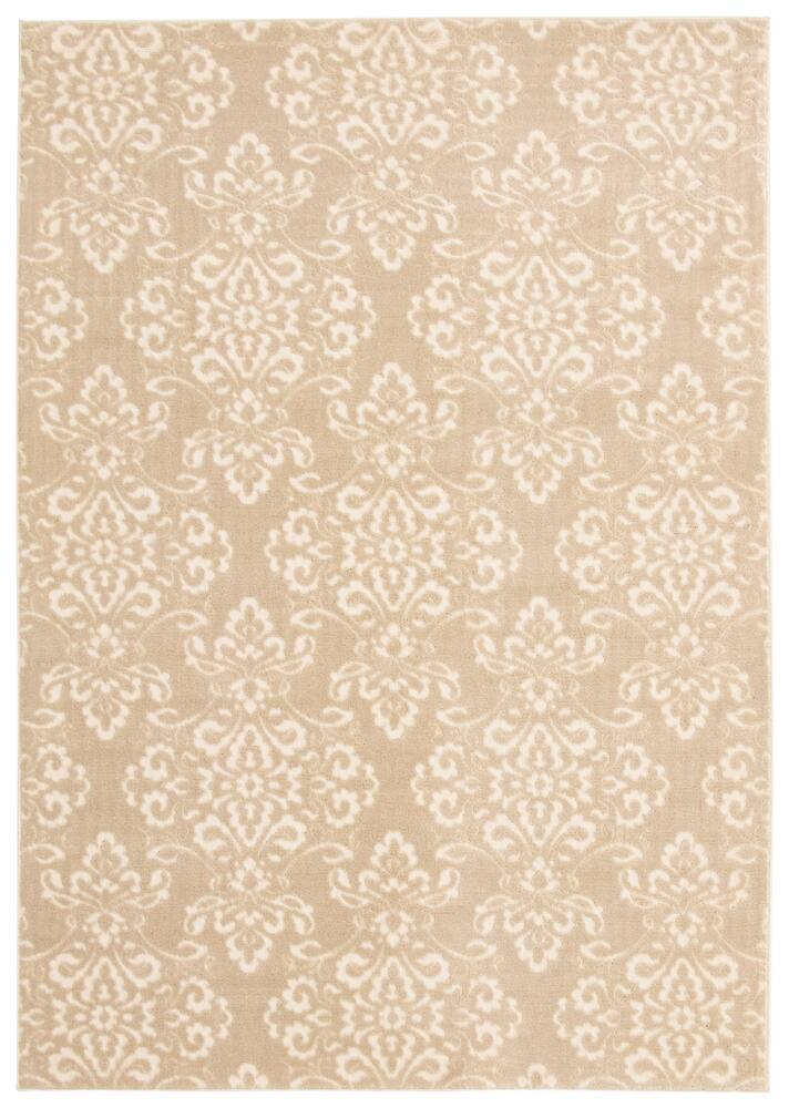 ECARPET Patty Indoor Area Rug, Ivory, Assorted Sizes