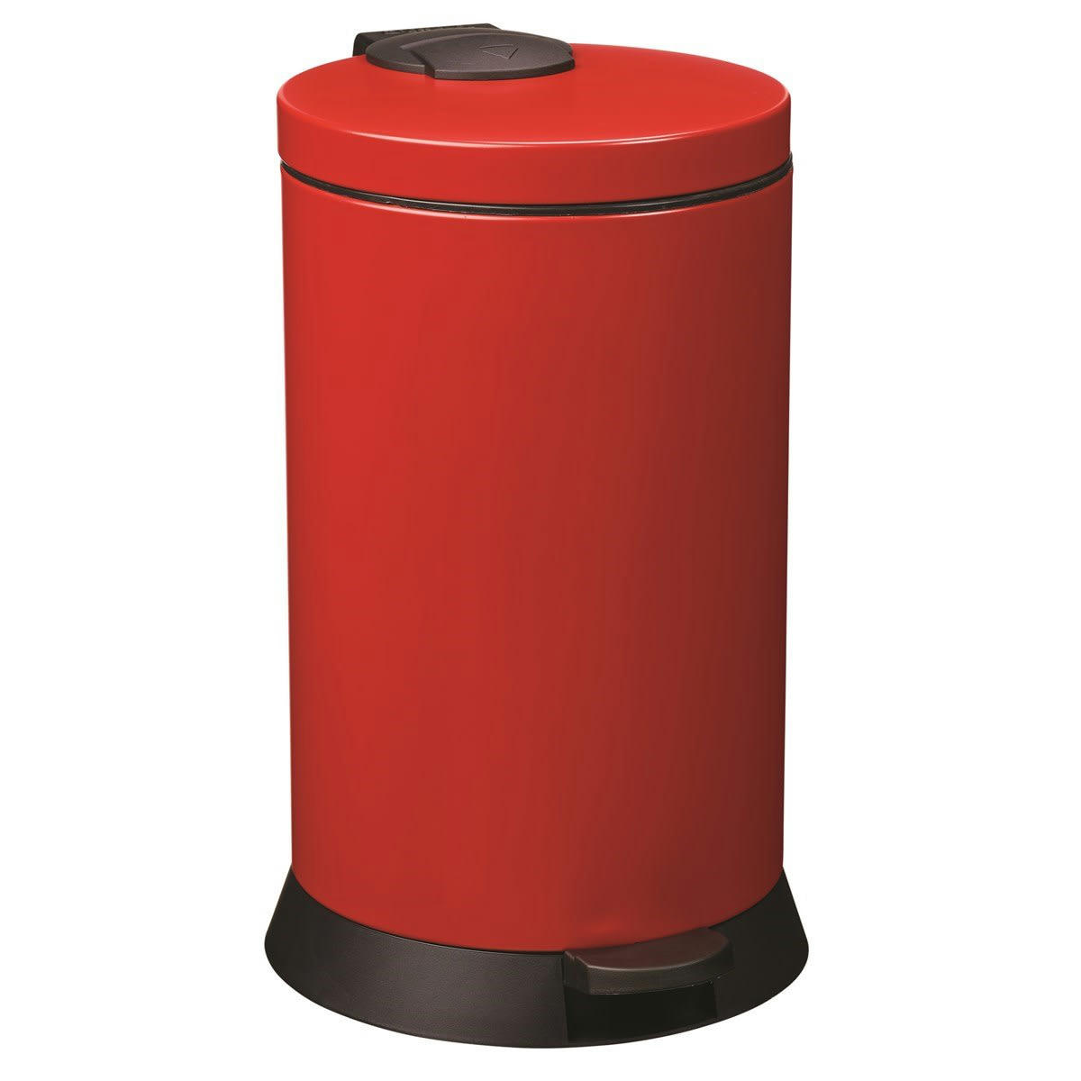 MAGIC - Poubelle 20L en Métal Rouge