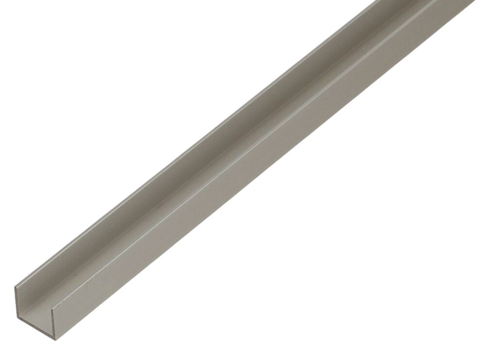 U-PROFIL GAH ALBERTS ALUMINIUM SØLV 22MM 2000MM