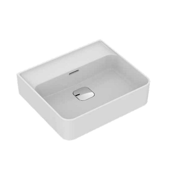 Ideal Standard Strada II Lavabo 500x430x180 mm, sans trou de robinetterie, avec trop plein, blanc brillant (E239801)
