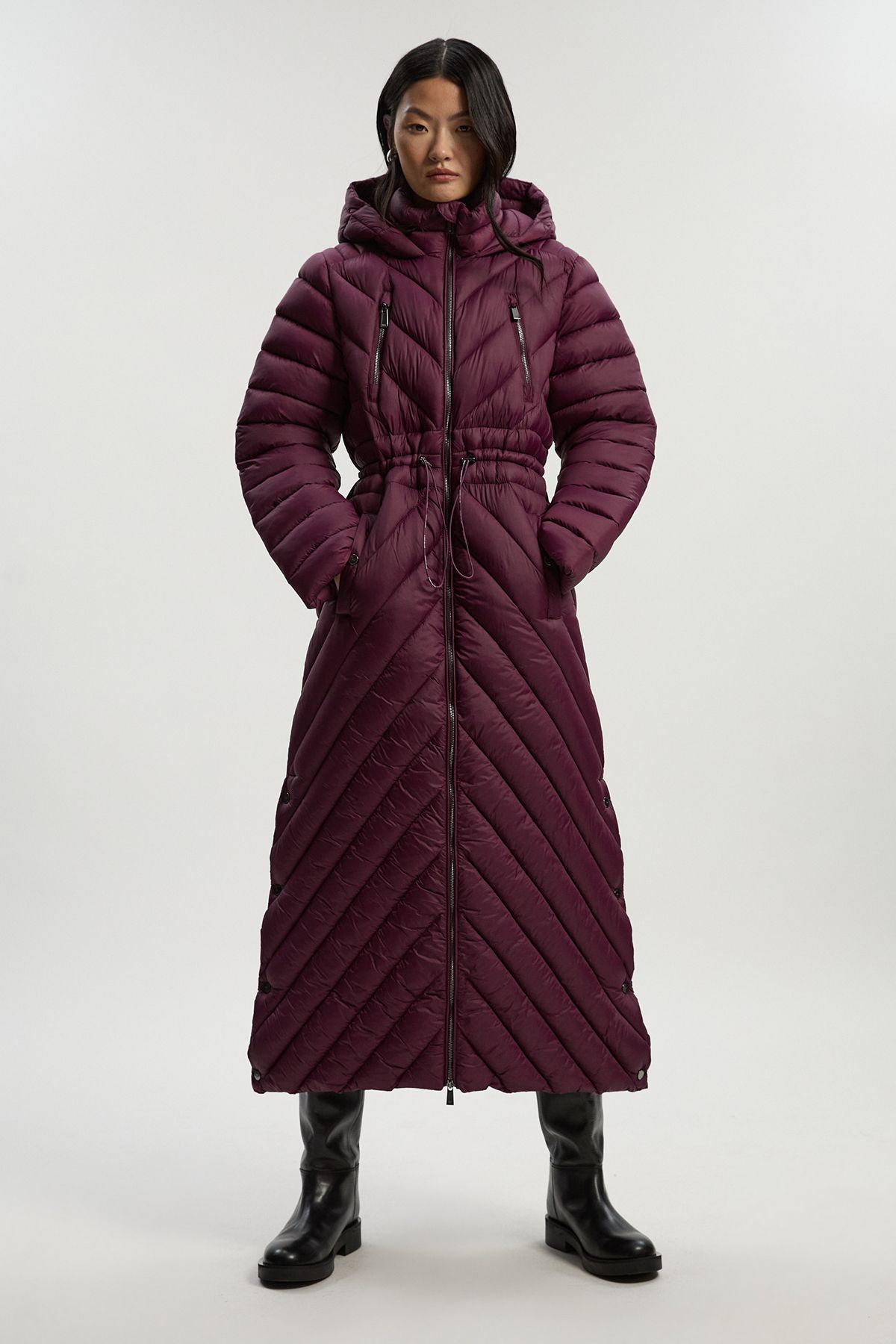 KarenMillen Lightweight Packable Maxi Coat