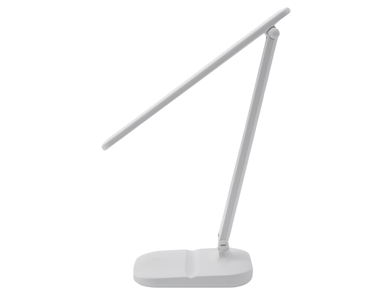 Lampka biurkowa Zet LED z tworzywa sztucznego biała