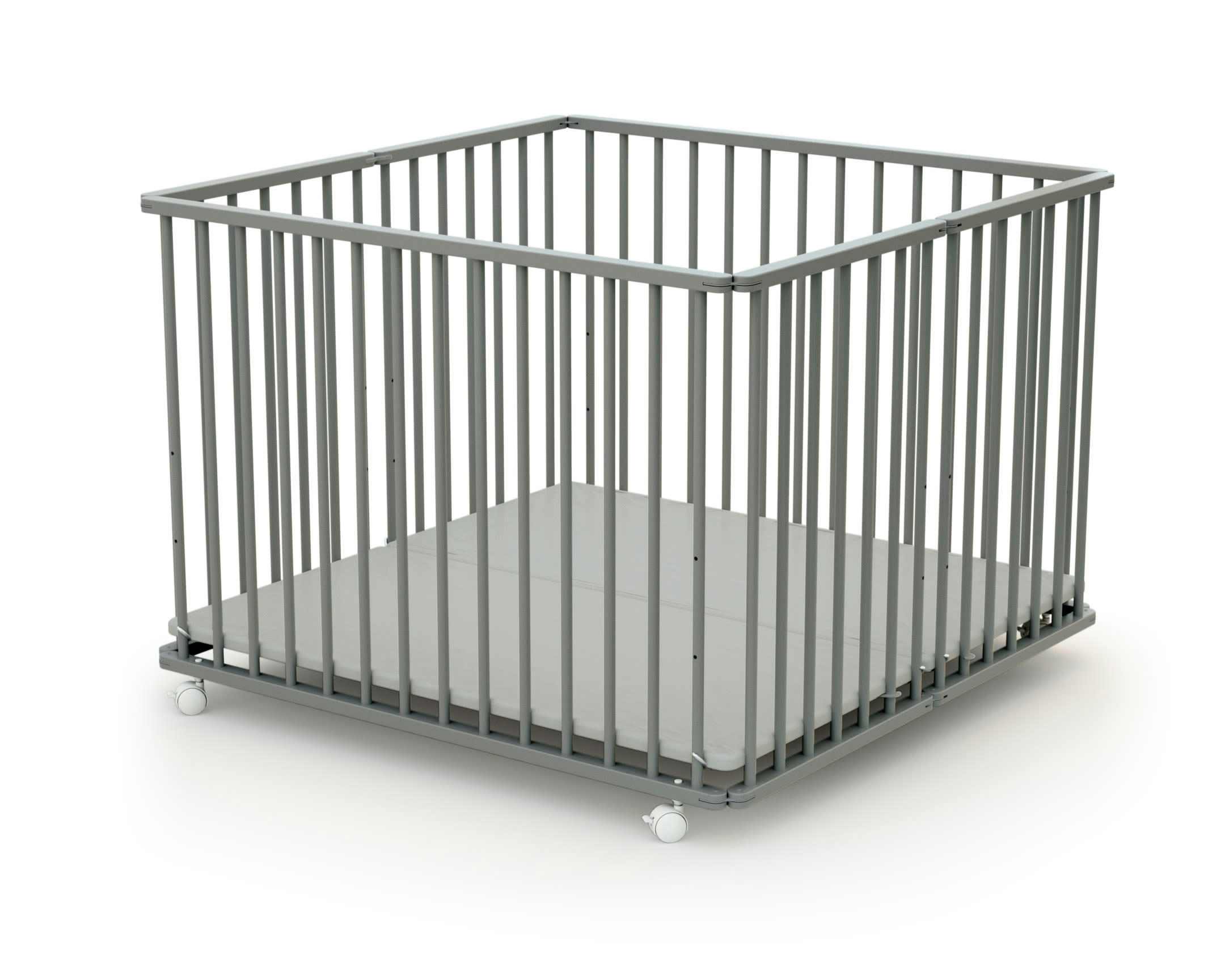 - Parc pliant 100x100 gris