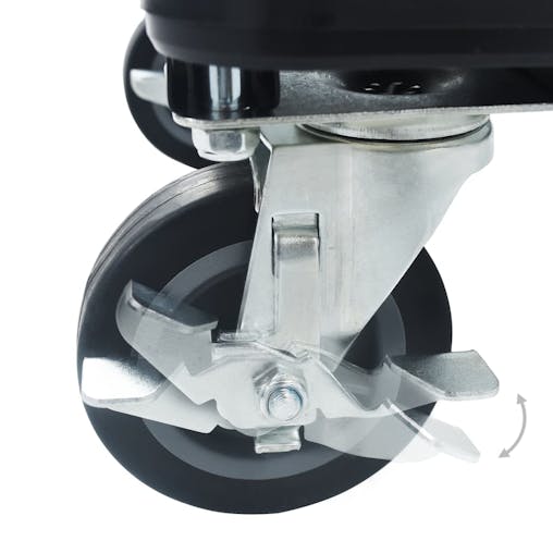 NNEVL Foldable Transport Trolley 150 kg Aluminium Silver