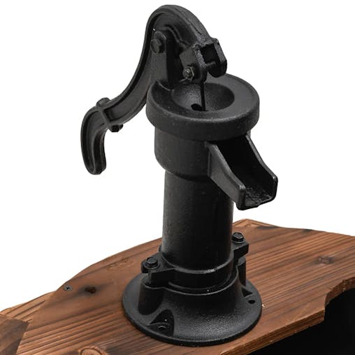 NNEVL Water Fountain with Pump 57x57x53 cm Solid Wood Fir