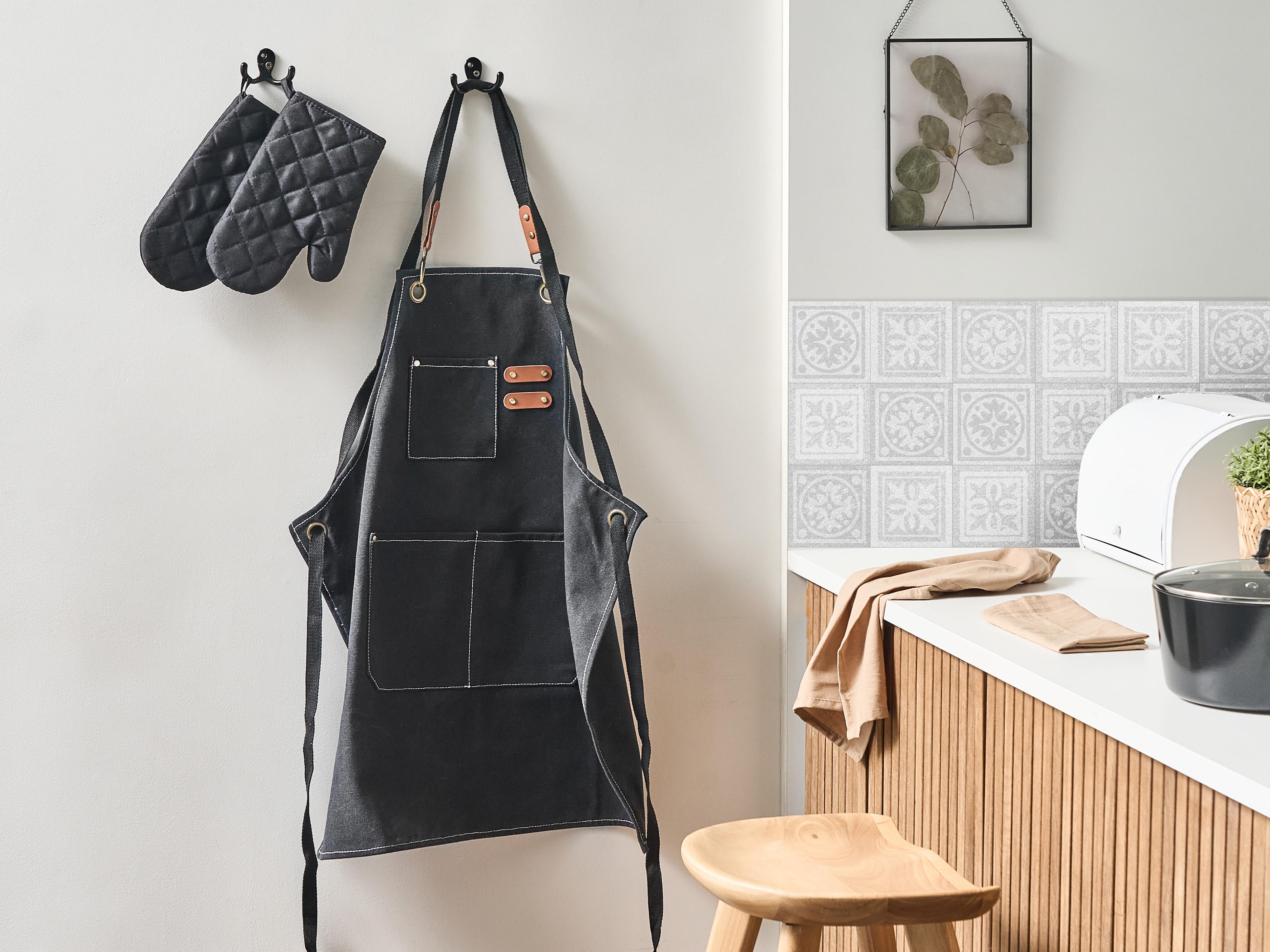 Kitchen Textiles Set RAPHANUS Black