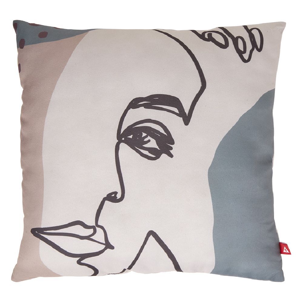 Coussin carré imprimé 38x38 cm