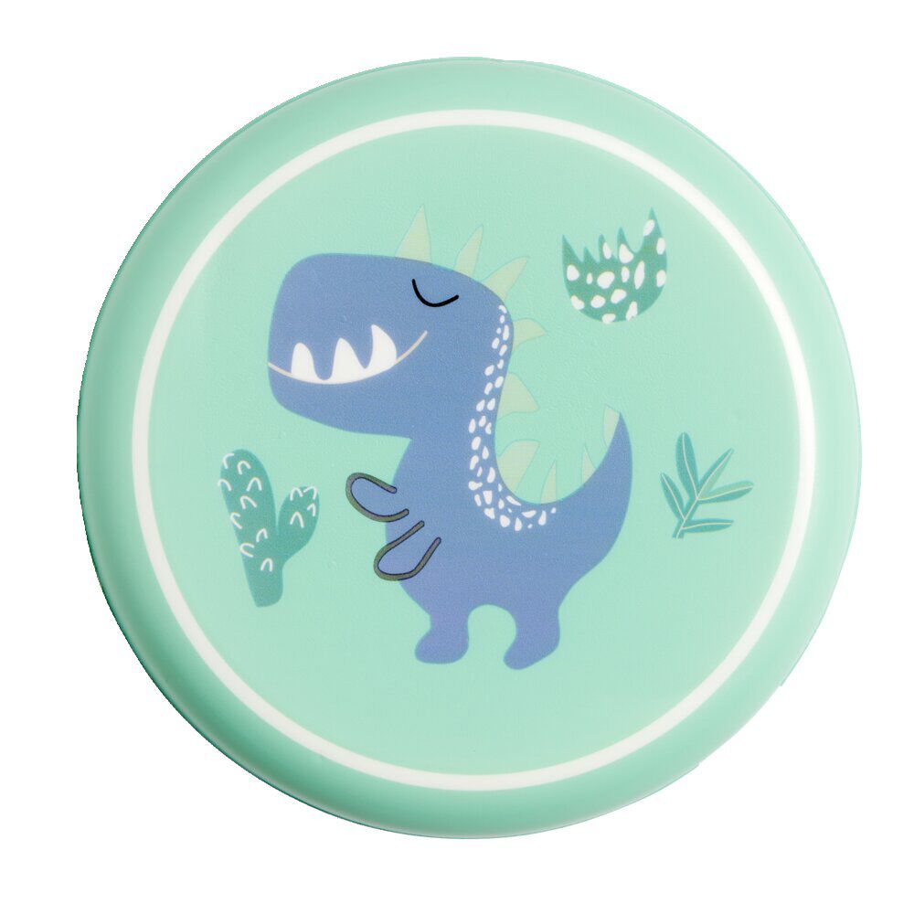 Disque volant souple motif dinosaure bleu Ø16cm