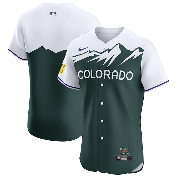 Colorado Rockies Nike City Connect Elite Jersey - Green