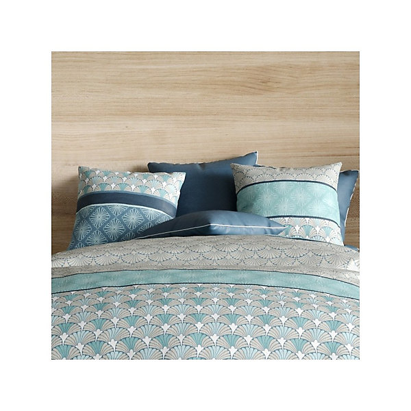 Housse de couette 240x220 ZIRCON   2 taies coton 57 fils