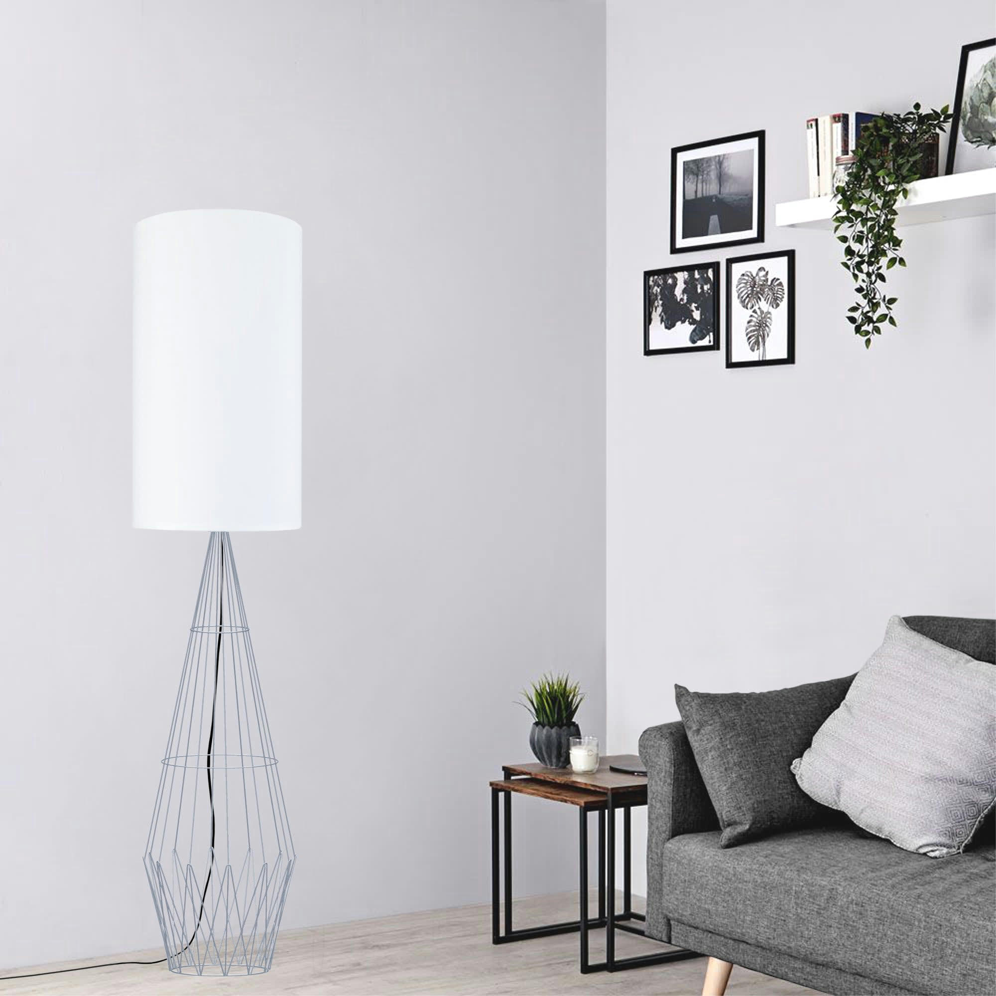 ABERDEEN - Lampadaire métal aluminium