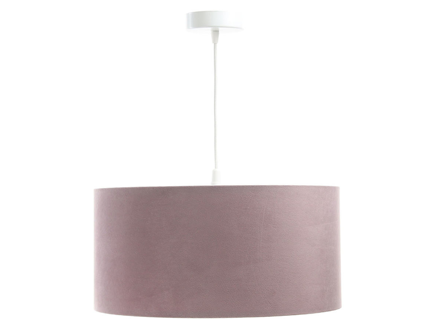 Lampa wisząca Jasmine bebe tkaninowa 30 cm różowa