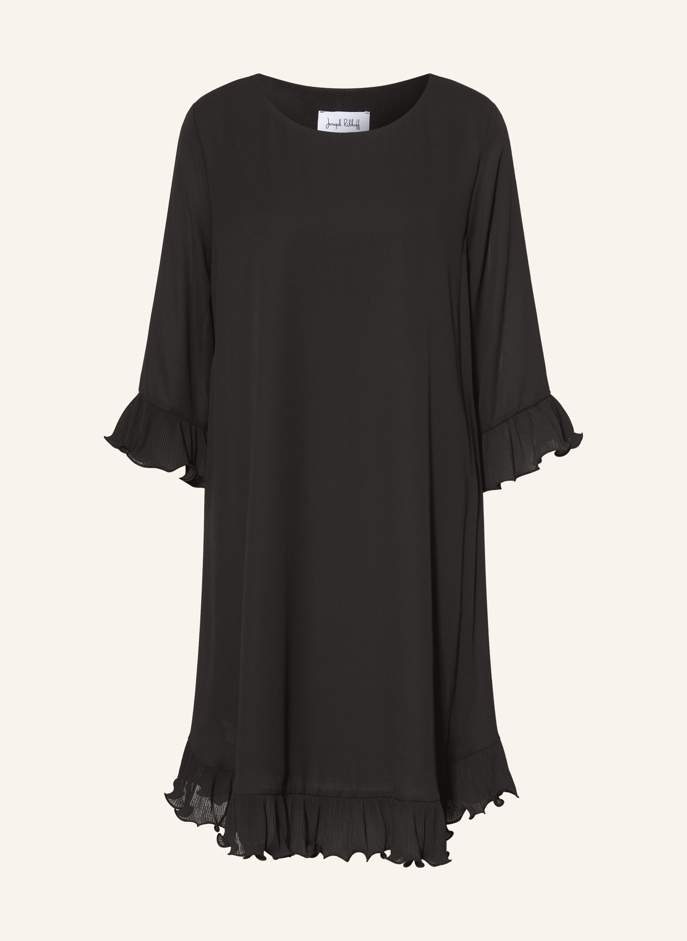 Joseph Ribkoff Kleid mit 3/4-Arm und Rüschen