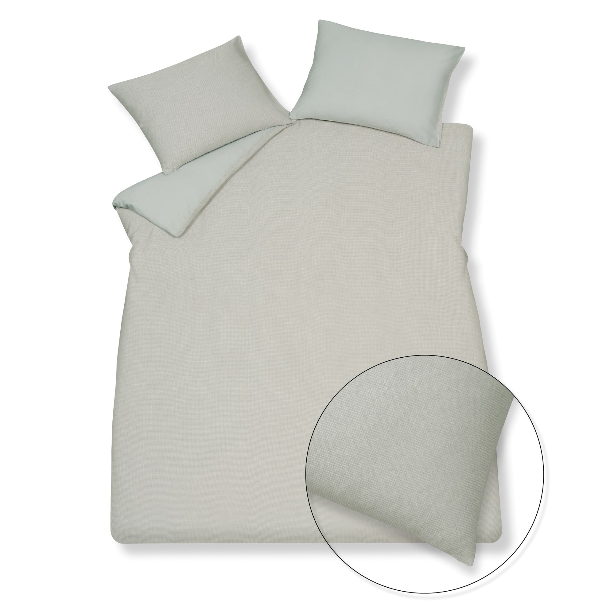 Pure 85 Dekbedovertrek Pearl Blue   200 x 200 220 cm   Blauw