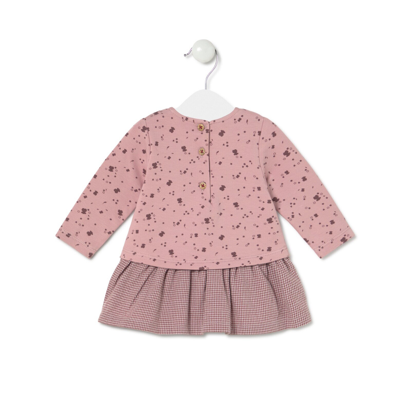 Vestido de niña combinado Garnet rosa