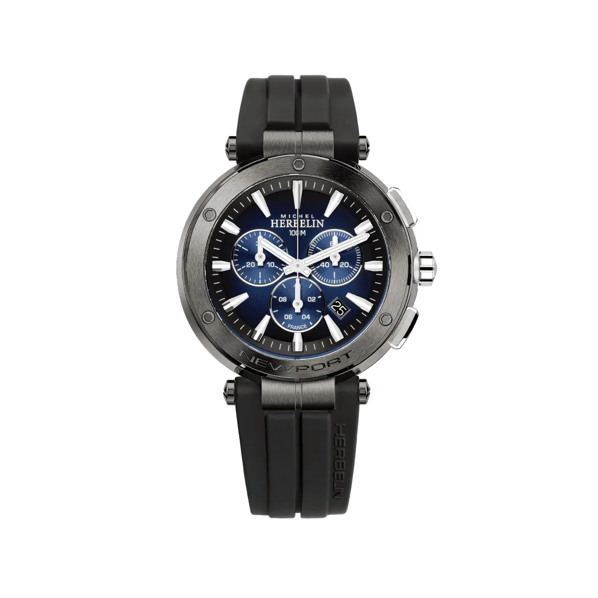 NEWPORT – CHRONOGRAPHE – ACIER PVD NOIR